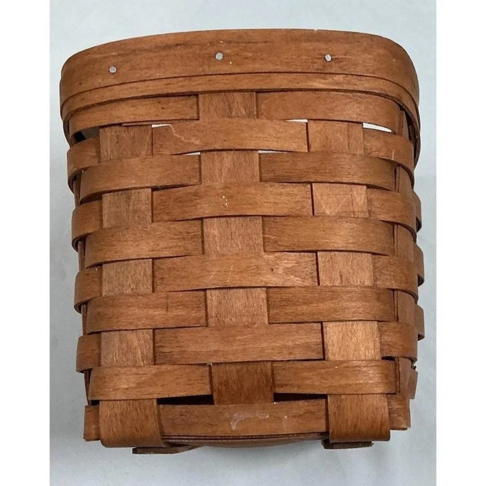 Workshops of Gerald E Henn Basket 1995 Workshops Warren Ohio Handwoven Wood 6